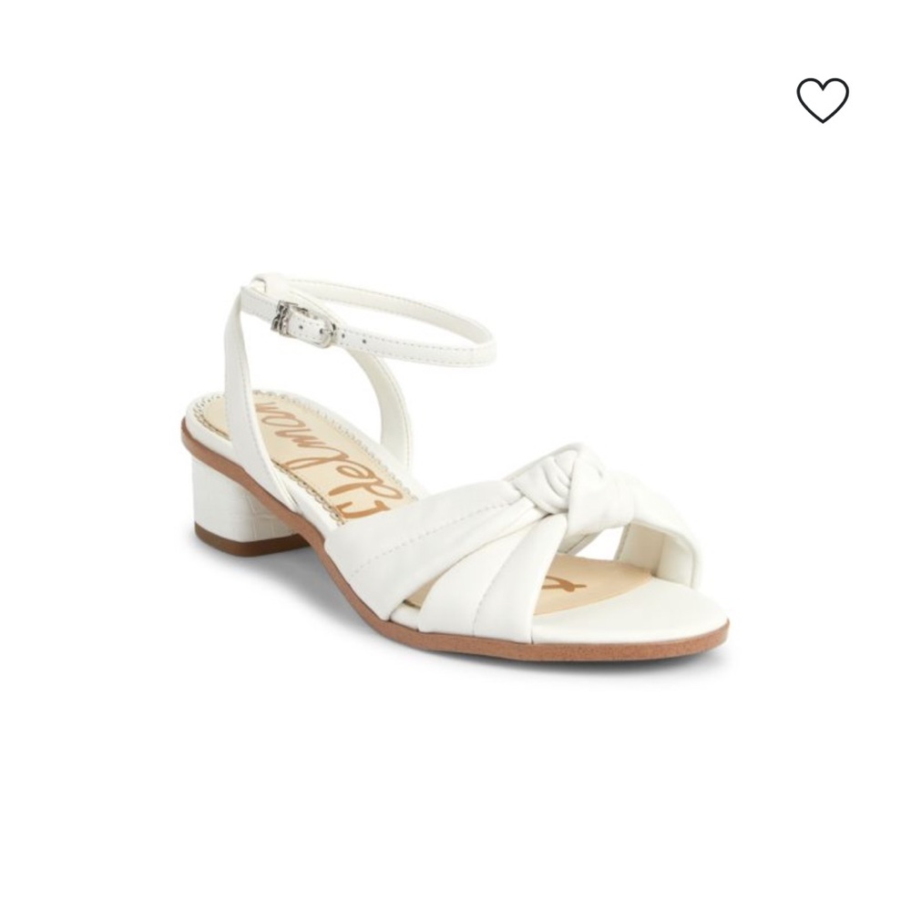 Sam Edelman Women’s Ingrid Leather Ankle Block-Heel Sandals